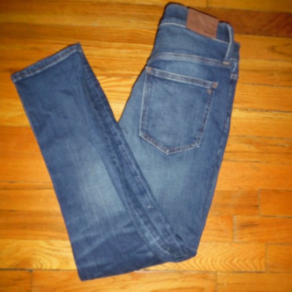 Madewell The Perfect Vintage Crop Jeans Button Fly Size 28 T - Picture 1 of 3
